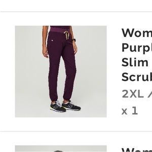 Figs 2x joggers top not included